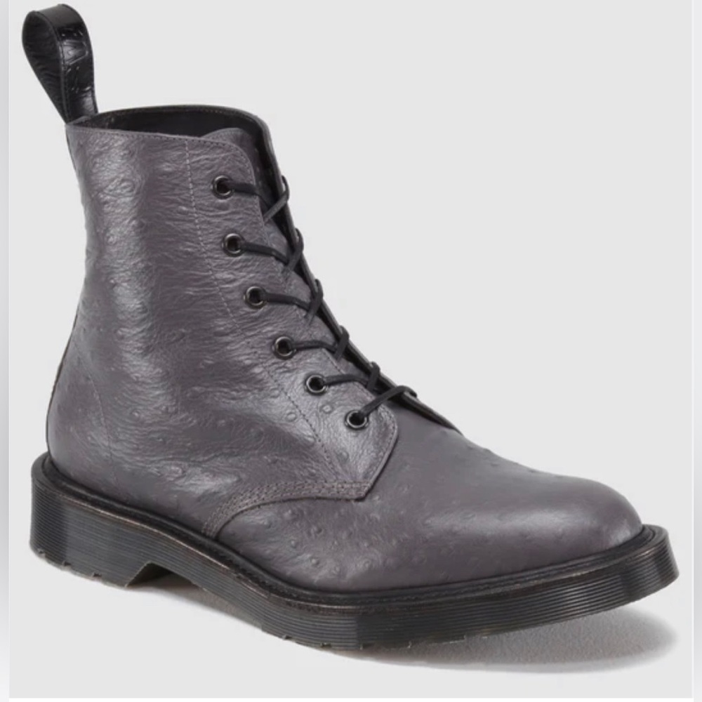 DOC MARTENS  PIETRO GREY
OSTRITCH BOOT (MIE) Made in England Boot